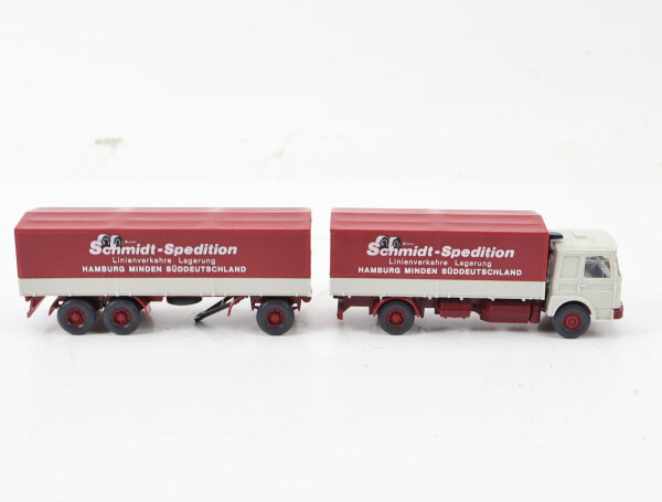 Wiking H0 473/1 Modellauto LKW Fernlastzug MAN 19.361 Schmidt Spedition 1:87