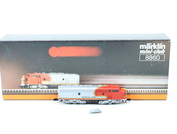 Märklin Spur Z 8860 US Diesellok F7 Santa Fe
