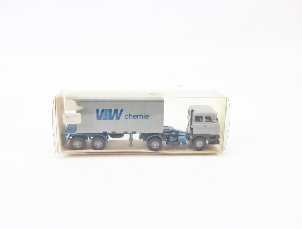 Wiking H0 526/16 Modellauto LKW DAF 3300 Container Sattelzug 20 ft "VAW" 1:87