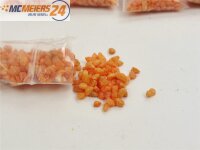 E437 H0 N 5x Landschaftsbau Streumaterial Schotter Steine orange
