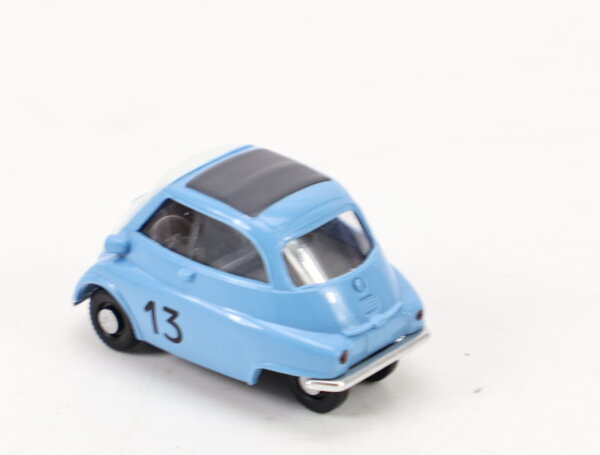 Wiking H0 808 03 Modellauto PKW BMW Isetta Techno Classica Essen 13 Blau 1:87