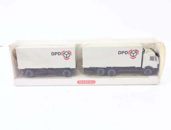 Wiking H0 Modellauto LKW Wechselkoffer MB SK DPD 1:87