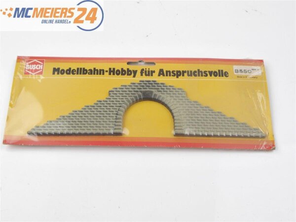 Busch N 8550 Landschaftsbau 2x Tunnelportal 1-gleisig E495