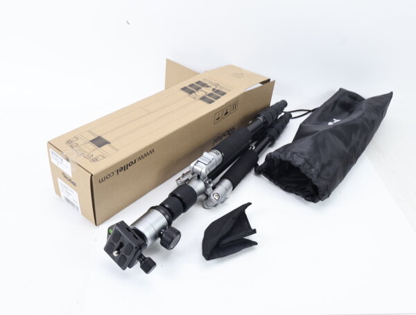 Rollei Compakt Travaler No.1 Aluminiumstativ Reisestativ mit Tasche