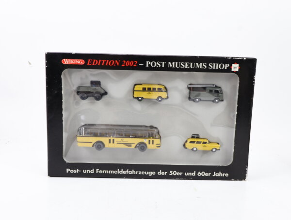 Wiking H0 80-06 Modellauto Set Edition 2002 Post- & Fernmeldefahrzeuge 1:87