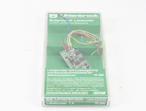 Uhlenbrock H0 76200 Lokdecoder für DCC und Motorola-Digitalsysteme