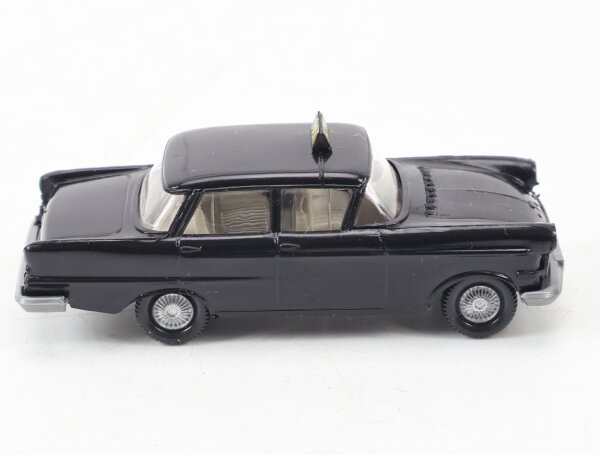 Wiking H0 347/2 Modellauto Taxi Opel Kapitän P2 schwarz 1:87