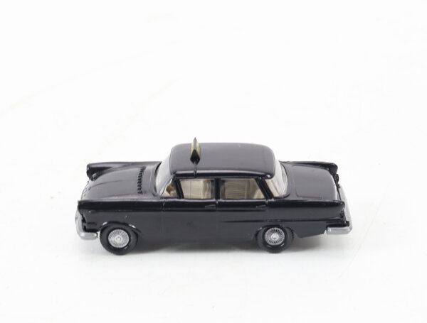 Wiking H0 347/2 Modellauto Taxi Opel Kapitän P2 schwarz 1:87