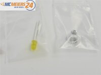 E437a Beleuchtung Lampe Licht LED gelb inkl. Fassung u. Widerstand für Modellbau