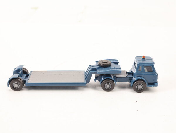 Wiking H0 722/1C Modellauto LKW Tieflader International Harvester azurblau 1:87