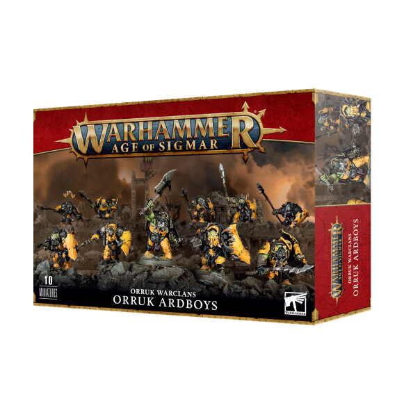 Warhammer Age of Sigmar 89-61 10x Figuren Frontkämpfer Plattnhelme - GS
