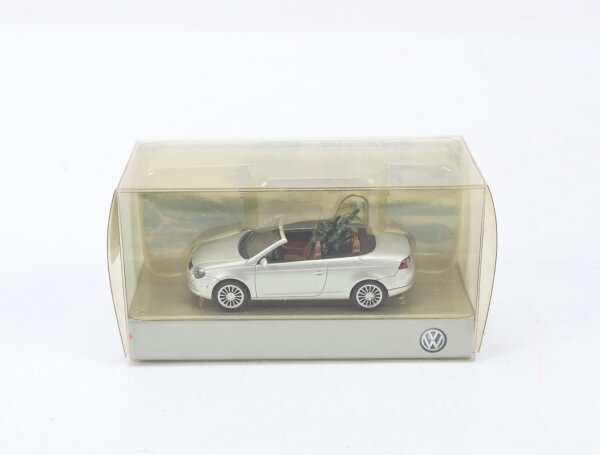 Wiking H0 Modellauto PKW Eos VW Silber Metallic Cabrio 1:87