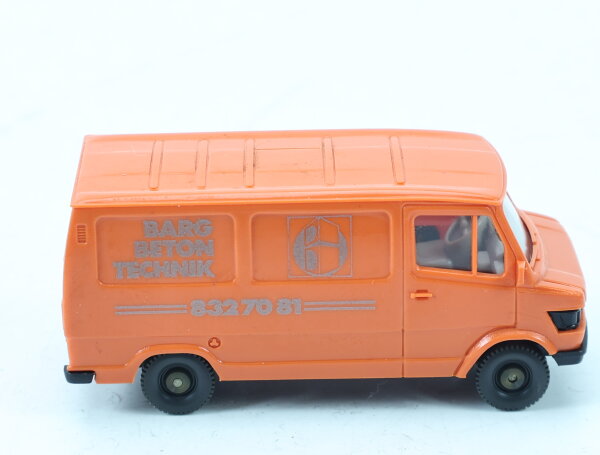 Wiking H0 Modellauto PKW Transporter MB "Barg Beton Technik" 1:87