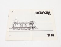 Märklin H0 3179 Beschreibung Anleitung Elektrolok...