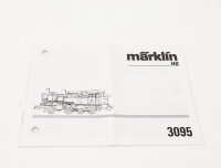 Märklin H0 3095 Beschreibung Anleitung Dampflok...