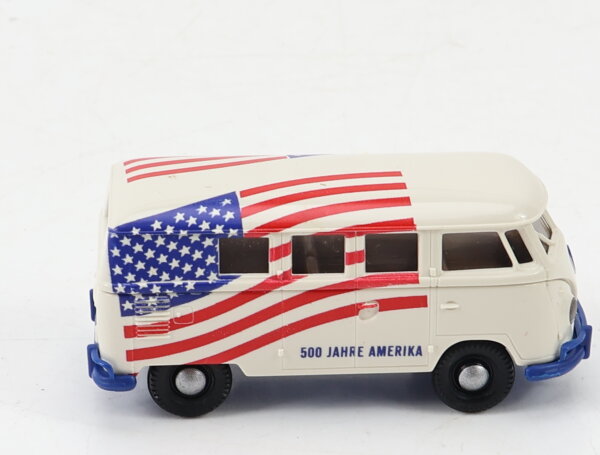 Brekina H0 Modellauto PKW VW Bus T1 500 Jahre Amerika 1:87