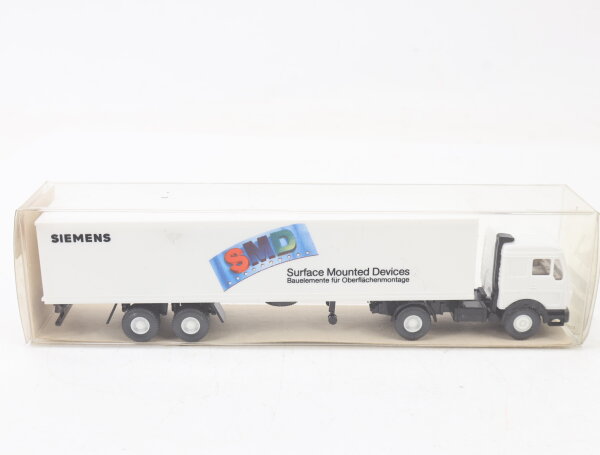 Wiking H0 29 542 1 Modellauto Koffer Sattelzug MB 1644 S Siemens 1:87