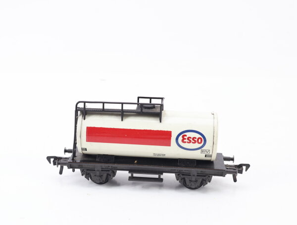 Fleischmann H0 5030 Güterwagen Kesselwagen RIV rot "Esso" / Blech