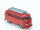 Wiking H0 1046/1B Modellauto Feuerwehr VW T1 Bus (alt) rot 1:87