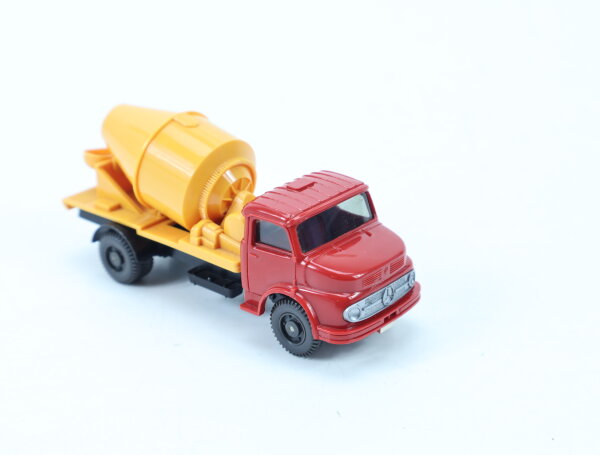 Wiking H0 1122/1B Modellauto Betontransporter MB 1413 gelborange 1:87