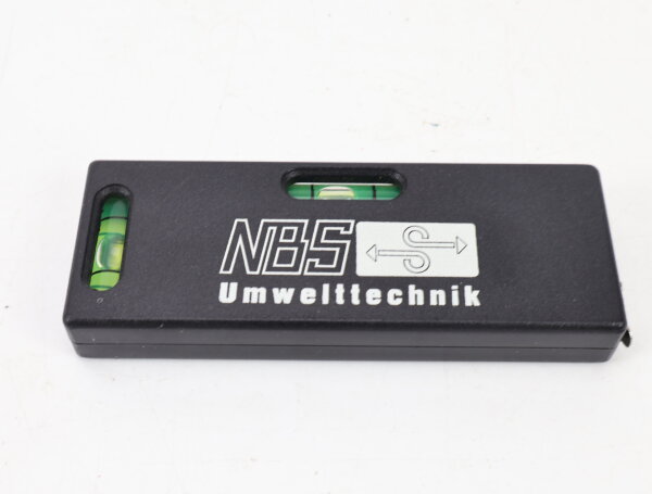 Taschenwasserwaage mit Maßband 2 m