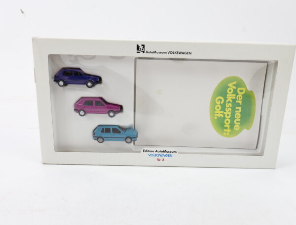 Wiking H0 99660 Modellauto 20 Jahre VW-Golf Edition Automuseum Nr. 8 1:87