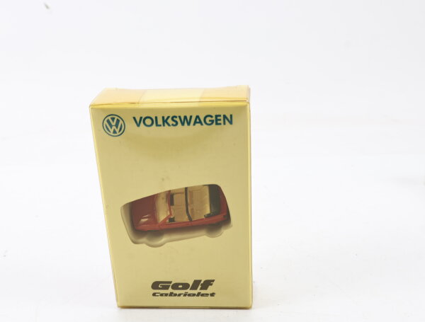 Wiking H0 Modellauto PKW Golf Cabriolet VW Rot 1:87