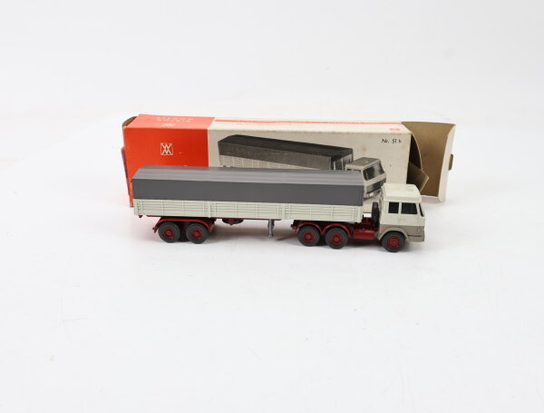 Wiking H0 Modellauto LKW Hanomag-Henschel Truck-Trailer Sattelzug Nr. 51 h 1:87