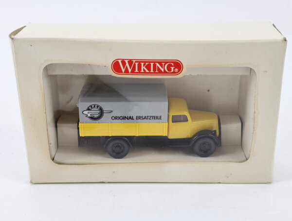 Wiking H0 84001 Modellauto Pritschen LKW Opel Blitz mit Plane 1:87