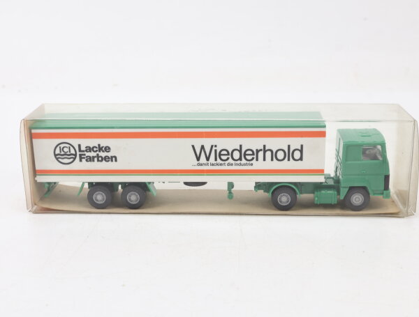 Wiking H0 24 540 Modellauto LKW Großraum Sattelzug Ford ICI Wiederhold 1:87