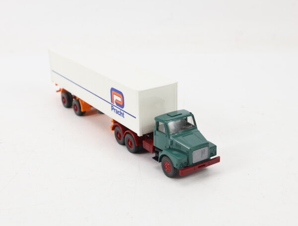 Wiking H0 Modellauto Werbemodell LKW Volvo N 10 Container Sattelzug Pracht 1:87