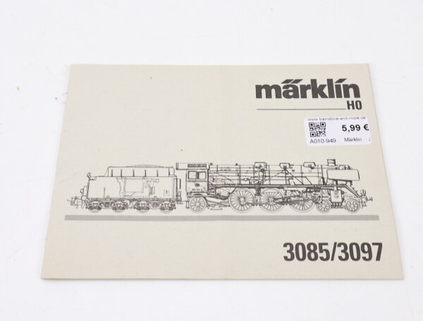 Märklin H0 3089 Dampflok BR 03 Originalzustand OVP