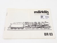 Märklin H0 Beschreibung Anleitung für Dampflok...