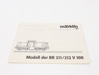 Märklin H0 Beschreibung Anleitung für Diesellok...