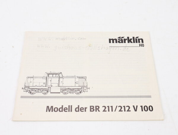 Märklin H0 37228 Beschreibung Anleitung für Elektrolok E-Lok BR E 94 "Krokodil"