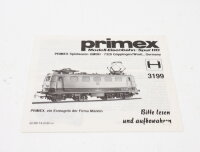 Primex H0 3199 Beschreibung Anleitung für Elektrolok...