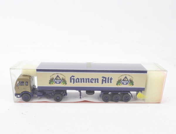 RMM H0 4A 3G Modellauto Sondermodell LKW Mercedes 1633 Hannen Alt 1:87