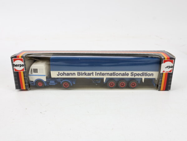Herpa H0 Modellauto Werbemodell 83 LKW Sattelzug MB Johann Birkart 1:87