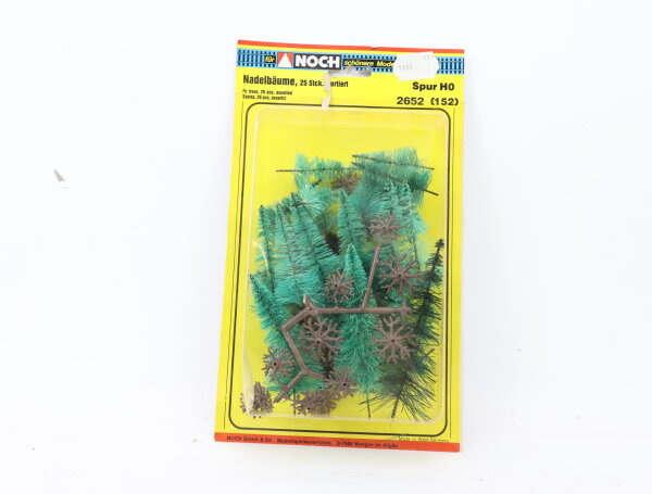Noch H0 2652 (152) Landschaftsbau Bäume 25-tlg. Nadelbäume 1:87