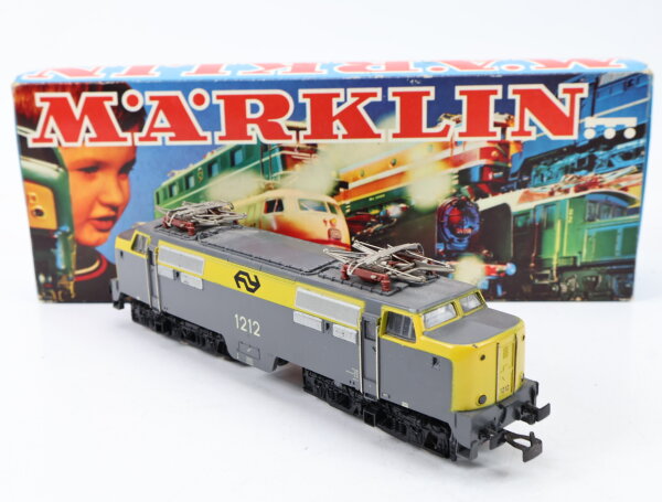 Märklin H0 3055 Elektrolok E-Lok BR 1212 NS gelb-grau / Guss