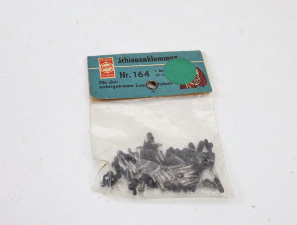 Herpa H0 Nr. 164 Schienenklemmen mit Schrauben 30 Stück