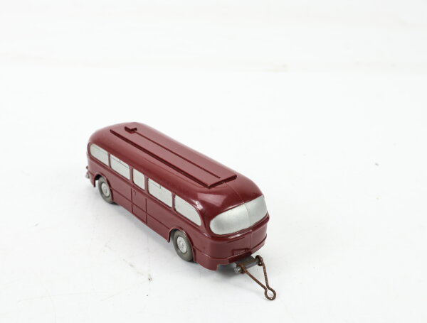 Wiking H0 228/1A Modellauto Omnibus-Anhänger weinrot~ 1:87