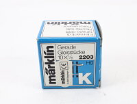 Märklin H0 2203 10x K-Gleis gerade 30mm