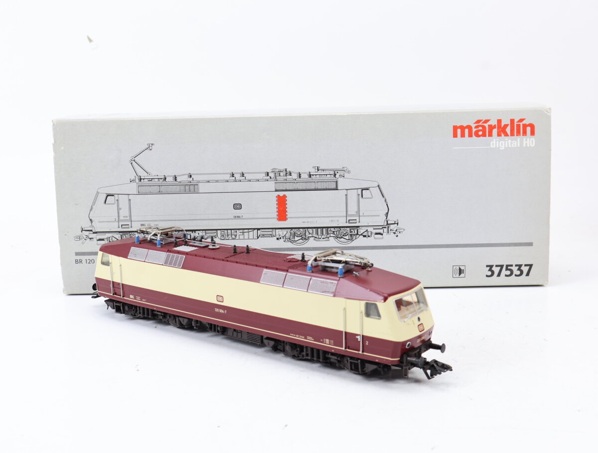 Märklin H0 37537 Elektrolok E-Lok BR 120 004-7 DB / Digital Sound NEM ...