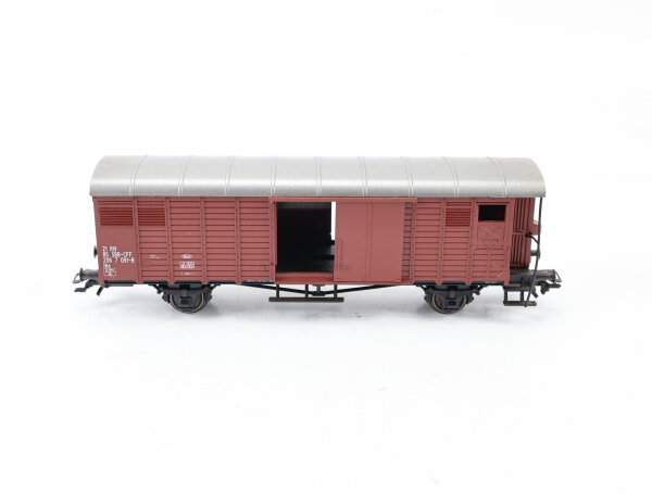 Märklin H0 29510 aus Set gedeckter Güterwagen mit Bremserhaus 7 091-8 SBB / NEM