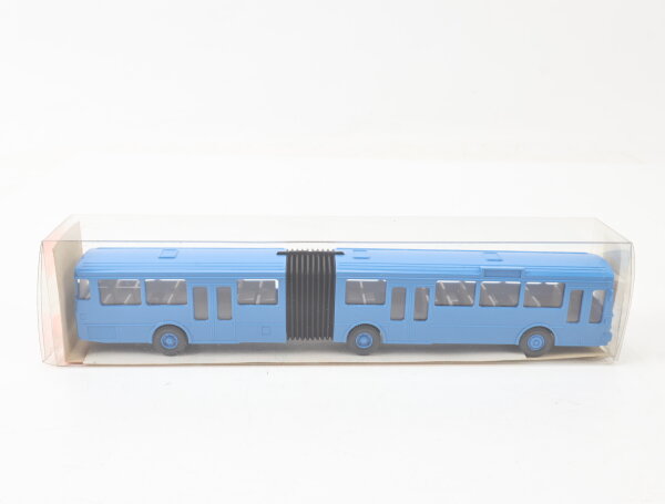 Wiking H0 Modellauto Gelenkbus MB O 305 G 705 Blau 1:87