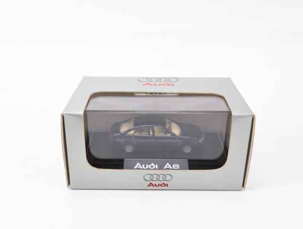 Wiking H0 13.225.5 Modellauto PKW Audi A6 dunkelblau 1:87