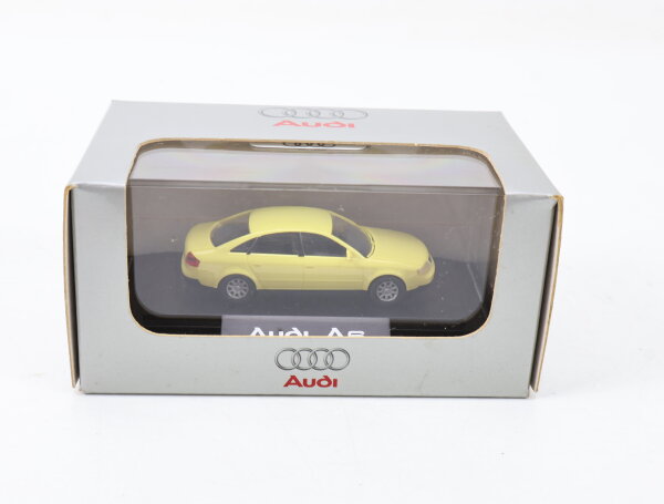 Wiking H0 13.225.5 Modellauto Audi A6 gelb  1:87