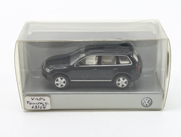 Wiking H0 Modellauto PKW VW Touareg schwarz 1:87