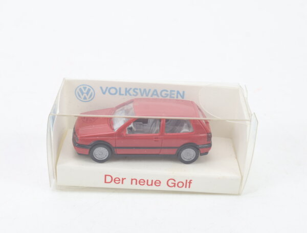 Wiking H0 Modellauto PKW Volkswagen Der neue Golf Rot 1:87